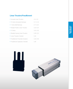 Linear Thrusters/PneuMoment
