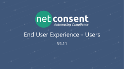 End User Experience