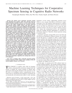 Machine Learning Techniques for Cooperative Spectrum Sensing in