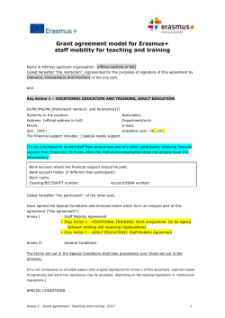 Annex V - Erasmus+