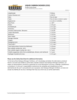 LIQUID CARBON DIOXIDE (CO2)