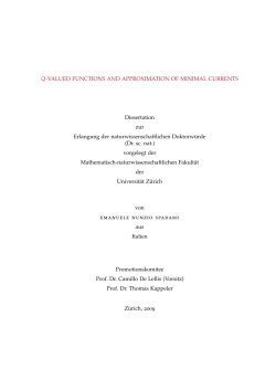 Q-valued Functions and Approximation of Minimal Currents