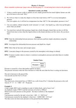 5. Pressure - Physics Teacher