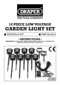 garden light set