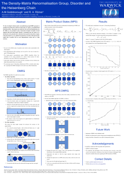 The Density-Matrix Renormalisation Group, Disorder and the