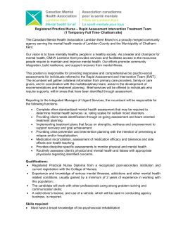 Rapid Assessment Intervention Treatment Team