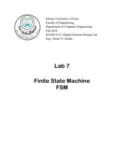 Islamic University of Gaza Faculty of Engineering Department of