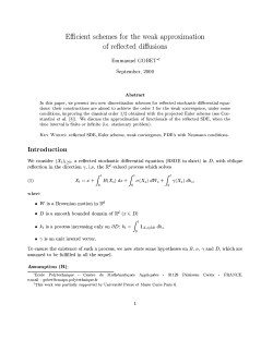 Efficient schemes for the weak approximation of reflected