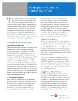 Strategies to Minimize Capital Gains Tax
