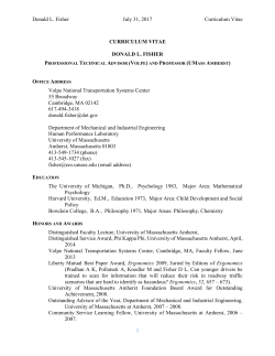 CURRICULUM VITAE - Mechanical and Industrial Engineering
