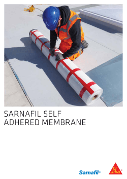 sarnafil self adhered membrane - Sika Sarnafil
