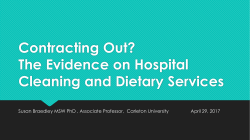 Contracting Out Management? The Evidence on