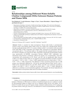 Relationships among Different Water