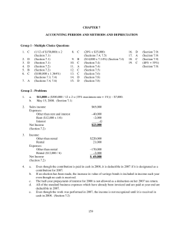 Chapter 7 159 CHAPTER 7 ACCOUNTING PERIODS AND