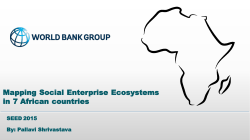 Mapping Social Enterprise Ecosystems in 7 African countries