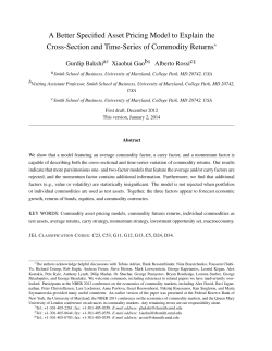 A Better Specified Asset Pricing Model to Explain the Cross