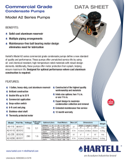 950003 A2 6-2015 Data Sheet