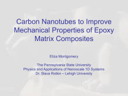 Carbon Nanotubes to Improve Mechanical