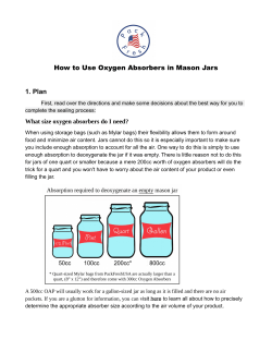 How to Use Oxygen Absorbers in Mason Jars 1. Plan