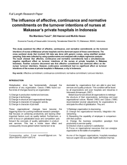 Full Length Research Paper The influence of affective, continuance