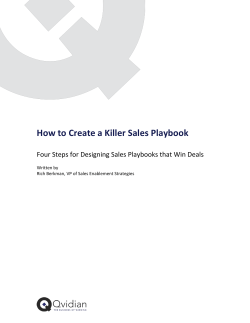 How to Create a Killer Sales Playbook