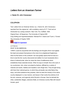 Letters from an American Farmer