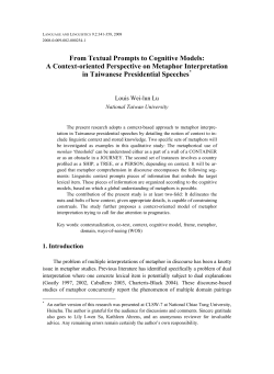 From Textual Prompts to Cognitive Models: A Context