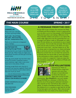 DID YOU KNOW? - Community Action Partnership of North Alabama