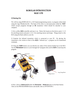 ROBOLAB TUTORIAL