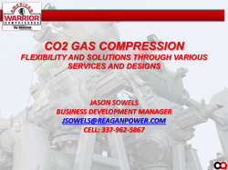 CO2 GAS COMPRESSION