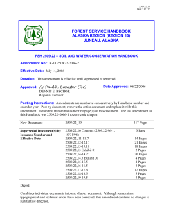 12 &ndash; watershed management