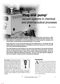 Plug and pump - Edwards Vacuum