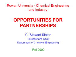 Rowan University Chemical Engineering