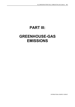 Part III: Greenhouse gas emissions, in CO2 emissions from fuel