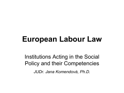 European Labour Law