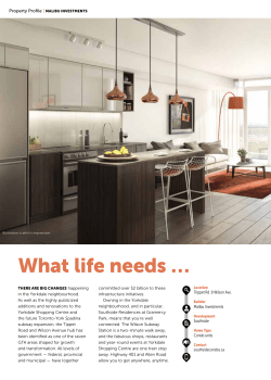 What life needs - Brandon Communications