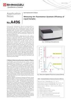 No.A496 - Shimadzu Scientific Instruments