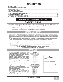 contents - Casablanca Fans