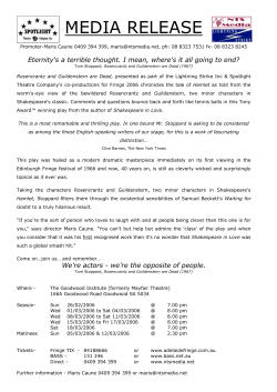 Eternity`s a terrible thought