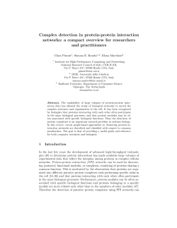 Complex detection in protein-protein interaction networks: a
