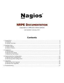 NRPE DOCUMENTATION
