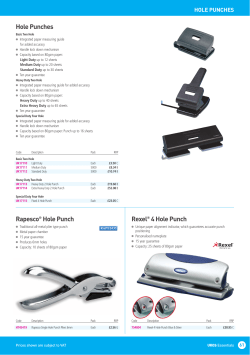 Rapesco&reg; Hole Punch Rexel&reg; 4 Hole Punch Hole Punches