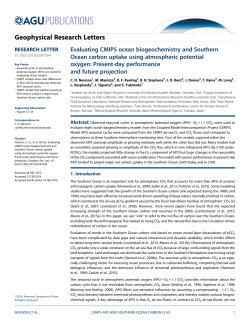 Evaluating CMIP5 ocean biogeochemistry and Southern Ocean
