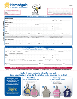 Make it even easier to identify your pet. Save your lost pet a trip to