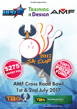 SA CUP - Tenpin Bowling Australia