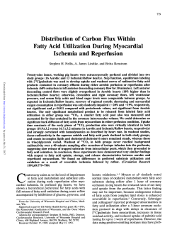 Distribution of Carbon Flux Within Fatty Acid Utilization During
