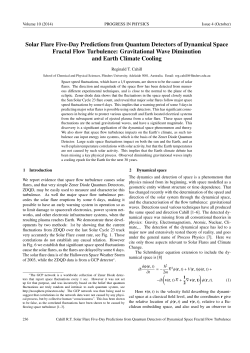 Solar Flare Five-Day Predictions from Quantum Detectors of