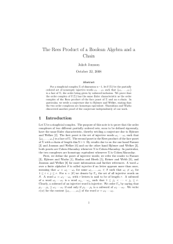 The Rees Product of a Boolean Algebra and a Chain