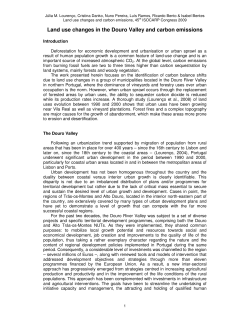 Land use changes in the Douro Valley and carbon emissions