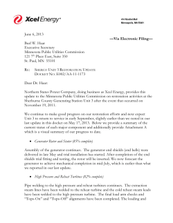 Northern States Power Company, doing business as Xcel Energy